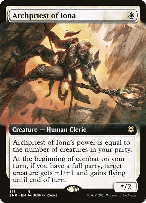 Archpriest of Iona (ZNR) (Foil) (Extended Art) (#316)