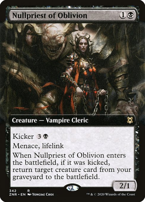 Nullpriest of Oblivion (ZNR) (Extended Art) (#342)