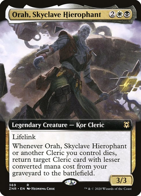 Orah, Skyclave Hierophant (ZNR) (Foil) (Extended Art) (#369)