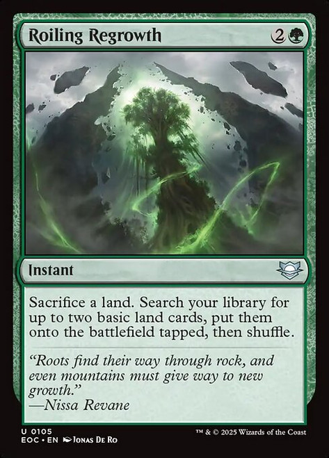 Roiling Regrowth (EOC) (Foil) (#105)