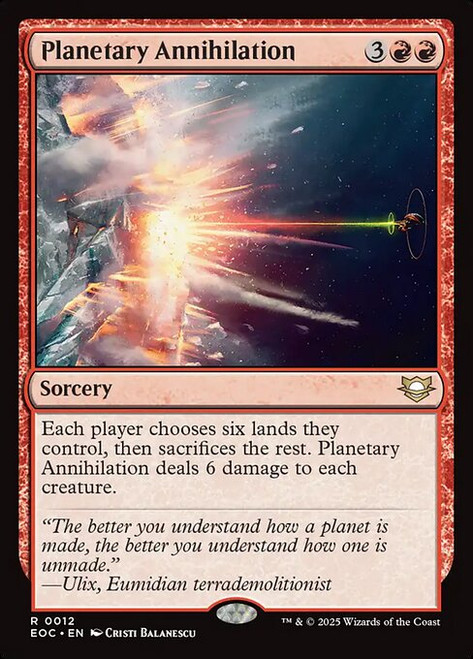 Planetary Annihilation (EOC) (Foil) (#12)