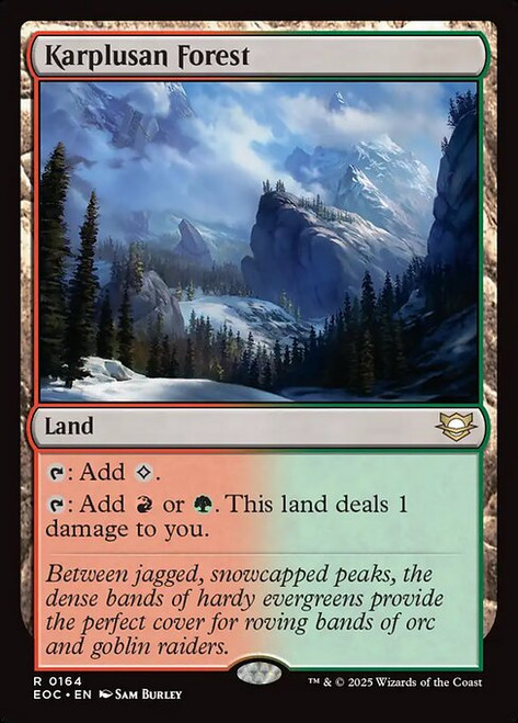 Karplusan Forest (EOC) (Foil) (#164)