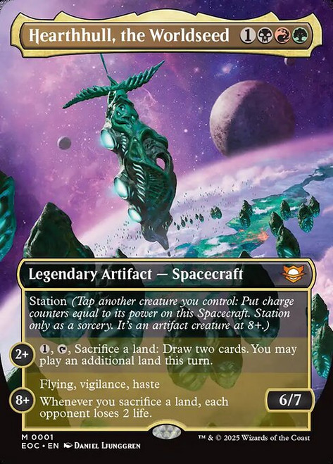 Hearthhull, the Worldseed (EOC) (Foil) (Borderless) (#1)