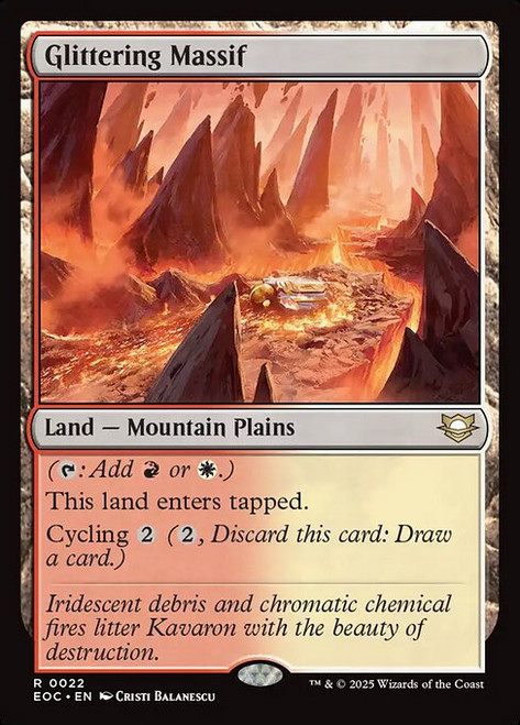 Glittering Massif (EOC) (Foil) (#22)