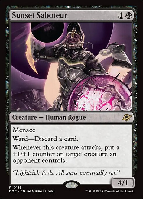 Sunset Saboteur (EOE) (Foil) (#116)