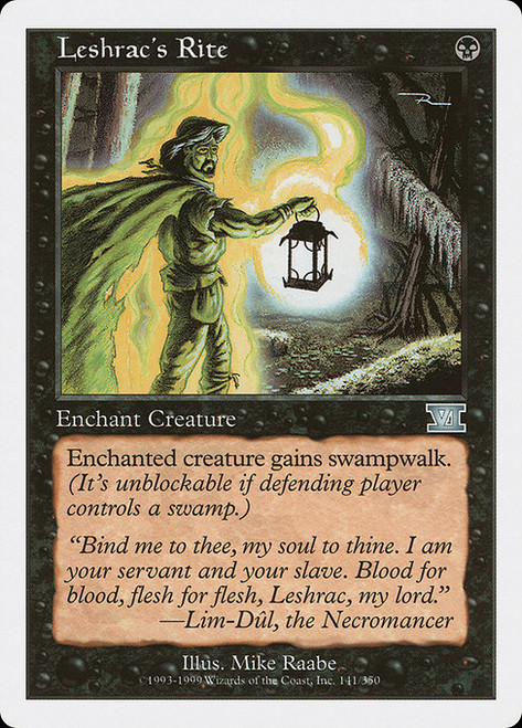 Leshrac's Rite (6ED) (#141)
