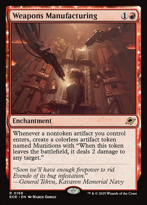Weapons Manufacturing (EOE) (Foil) (#168)