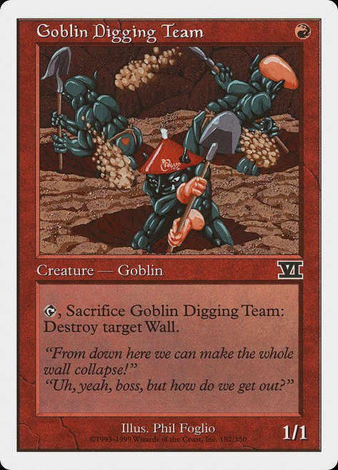 Goblin Digging Team (6ED) (#182)