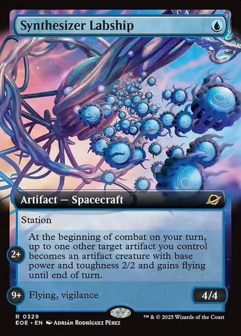 Synthesizer Labship (EOE) (Foil) (Extended Art) (#329)