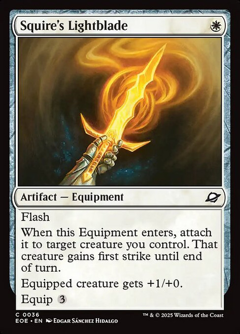 Squire's Lightblade (EOE) (Foil) (#36)