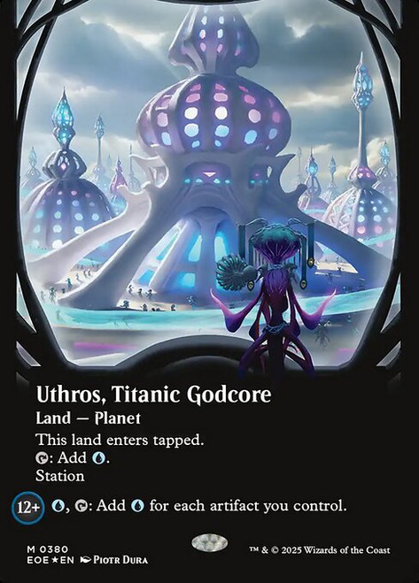 Uthros, Titanic Godcore (EOE) (GalaxyFoil) (Borderless) (#380)