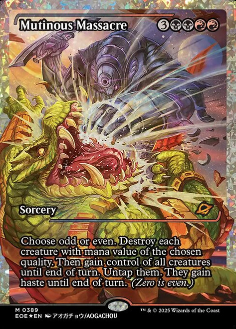 Mutinous Massacre (EOE) (Fracture Foil) (Showcase) (#389)