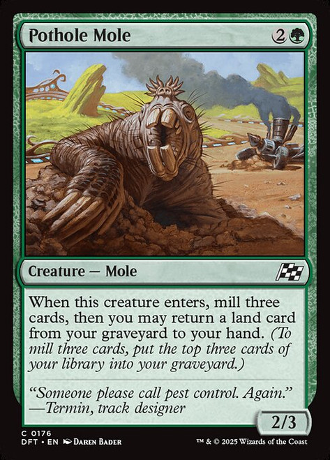 Pothole Mole (DFT) (#176)