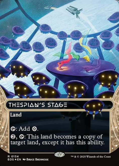 Thespian's Stage (EOS) (GalaxyFoil) (Borderless) (#134)