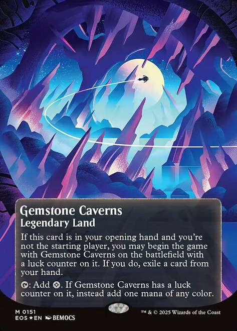 Gemstone Caverns (EOS) (GalaxyFoil) (Borderless) (#151)
