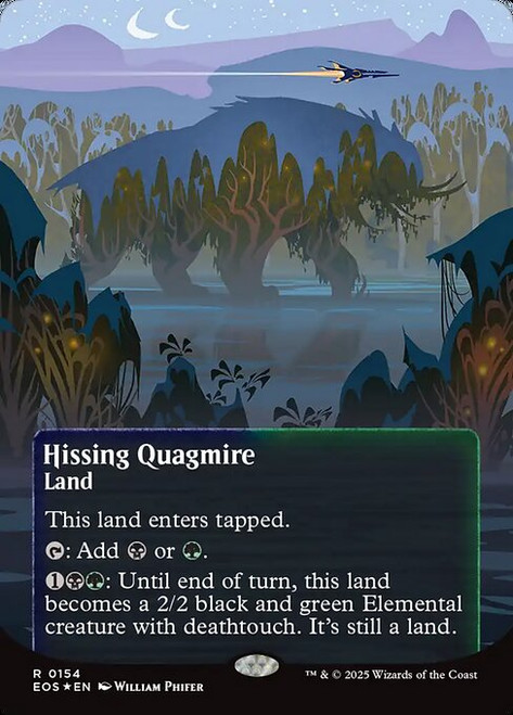 Hissing Quagmire (EOS) (GalaxyFoil) (Borderless) (#154)