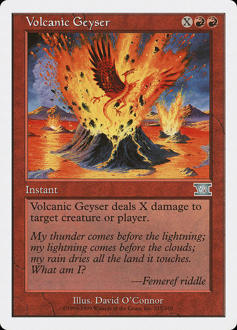 Volcanic Geyser (6ED) (#215)