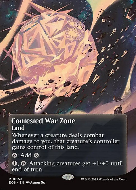 Contested War Zone (EOS) (Foil) (Borderless) (#53)