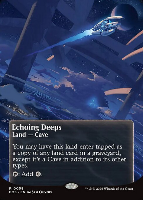 Echoing Deeps (EOS) (Foil) (Borderless) (#58)
