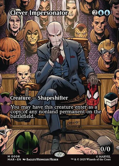 Clever Impersonator (MAR) (Foil) (Borderless) (#8)