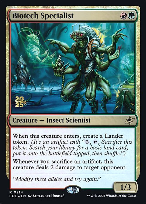 Biotech Specialist (PEOE) (Foil) (#214s)