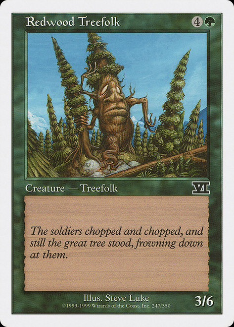 Redwood Treefolk (6ED) (#247)