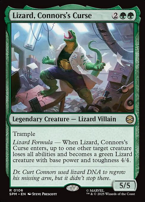 Lizard, Connors's Curse (SPM) (Foil) (#106)