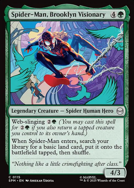 Spider-Man, Brooklyn Visionary (SPM) (Foil) (#115)