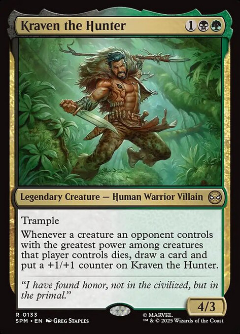 Kraven the Hunter (SPM) (Foil) (#133)