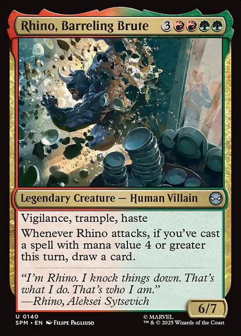 Rhino, Barreling Brute (SPM) (Foil) (#140)