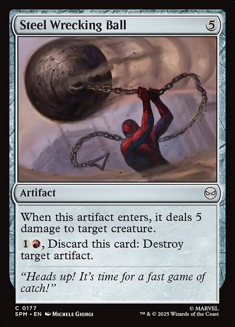 Steel Wrecking Ball (SPM) (Foil) (#177)