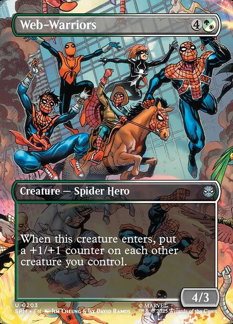 Web-Warriors (SPM) (Foil) (Borderless) (#203)