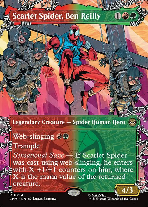 Scarlet Spider, Ben Reilly (SPM) (Foil) (Borderless) (#214)