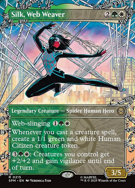 Silk, Web Weaver (SPM) (Foil) (Borderless) (#215)