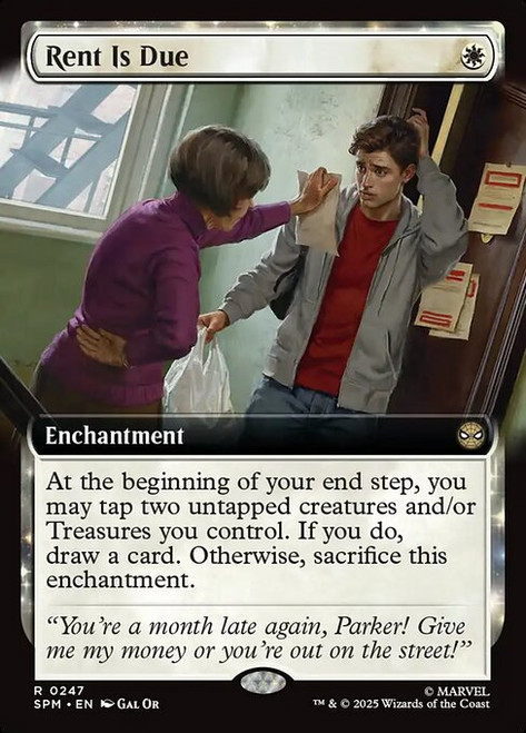 Rent Is Due (SPM) (Foil) (Extended Art) (#247)