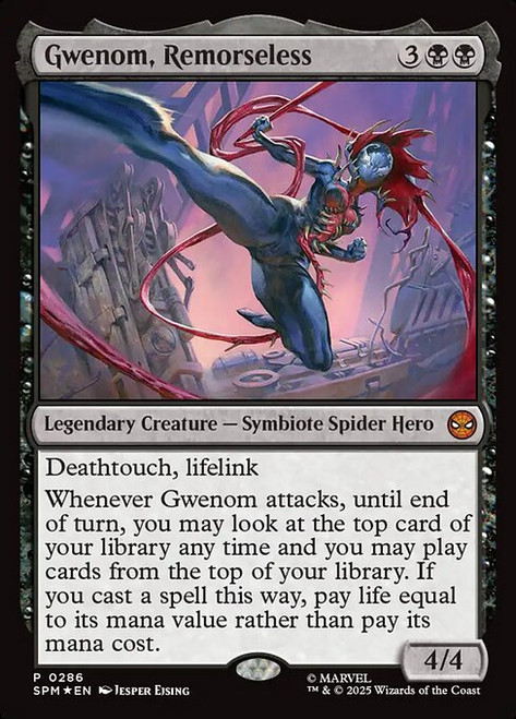Gwenom, Remorseless (SPM) (Foil) (#286)