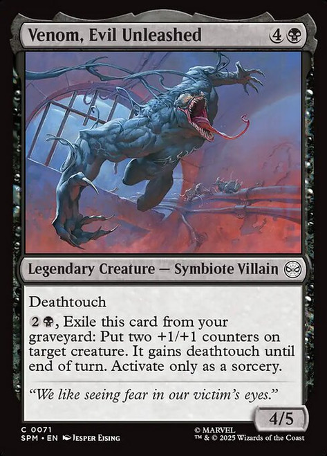Venom, Evil Unleashed (SPM) (Foil) (#71)