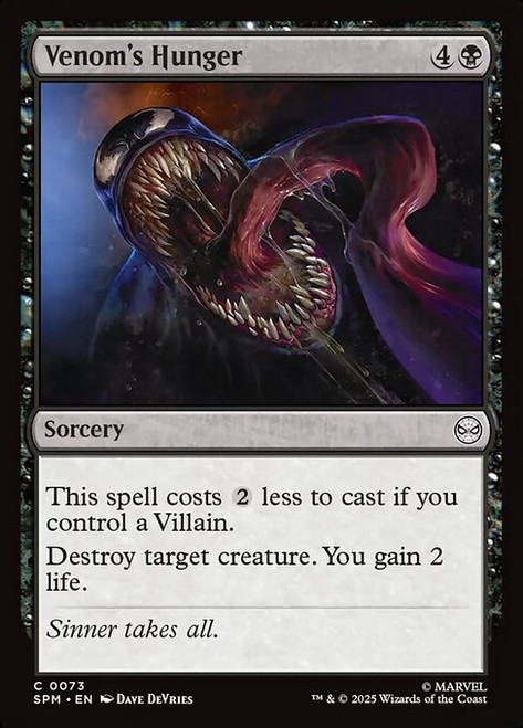 Venom's Hunger (SPM) (Foil) (#73)