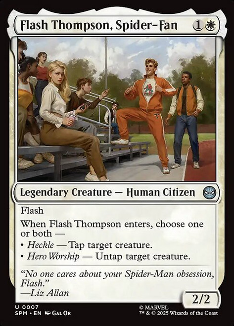 Flash Thompson, Spider-Fan (SPM) (Foil) (#7)