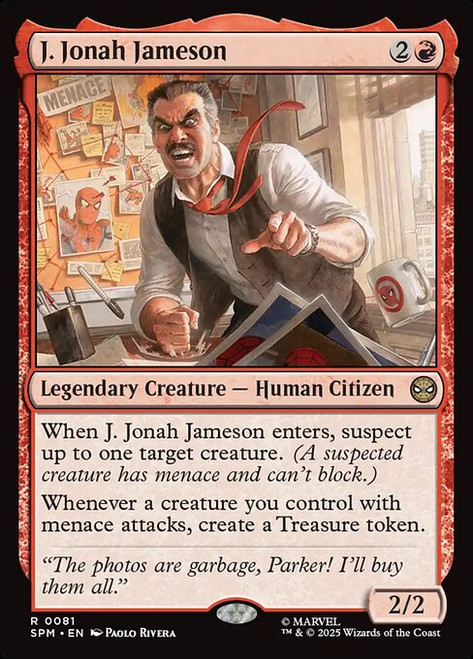 J. Jonah Jameson (SPM) (Foil) (#81)