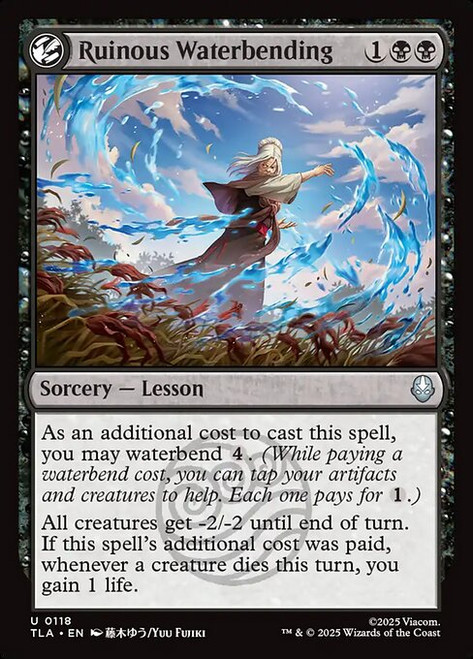 Ruinous Waterbending (TLA) (Foil) (#118)