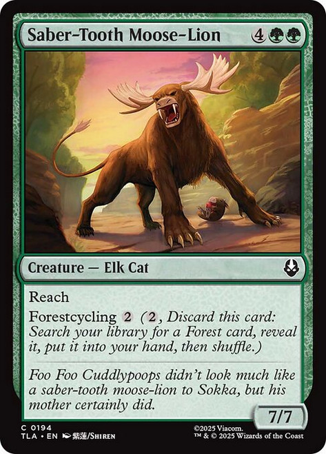 Saber-Tooth Moose-Lion (TLA) (#194)