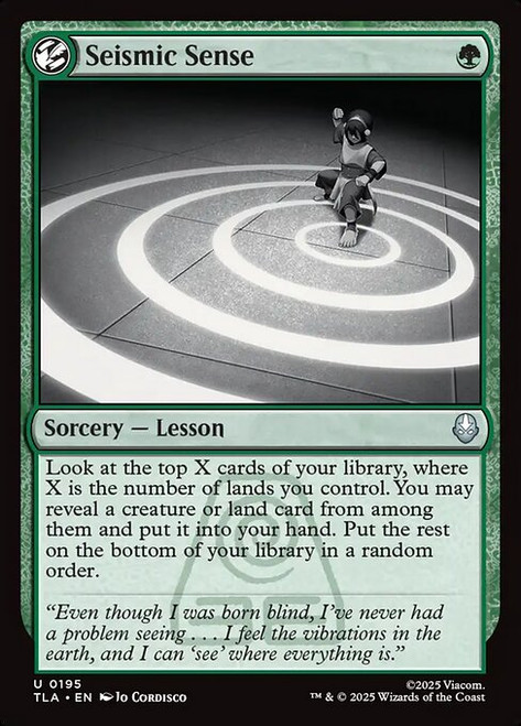 Seismic Sense (TLA) (Foil) (#195)
