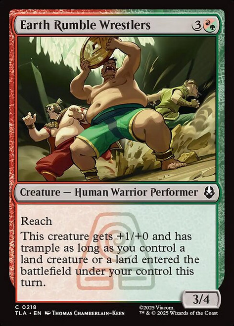 Earth Rumble Wrestlers (TLA) (Foil) (#218)