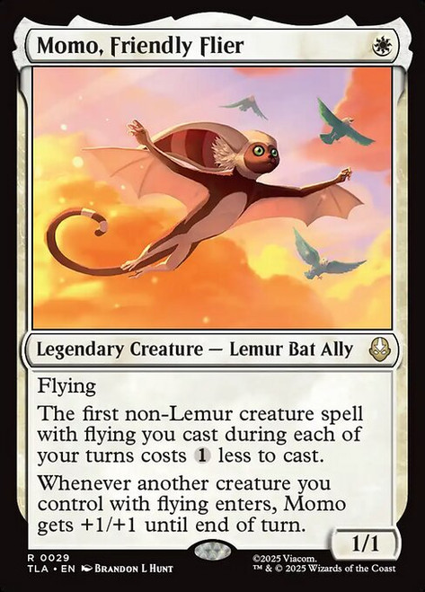 Momo, Friendly Flier (TLA) (Foil) (#394) - MTG Pirulo