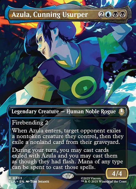 Azula, Cunning Usurper (TLA) (Foil) (Borderless) (#303)