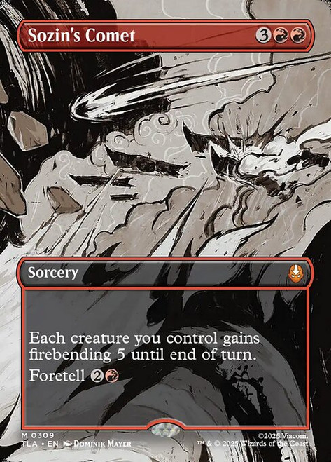 Sozin's Comet (TLA) (Foil) (Borderless) (#309)