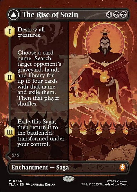 The Rise of Sozin // Fire Lord Sozin (TLA) (Foil) (Full Art) (#356)