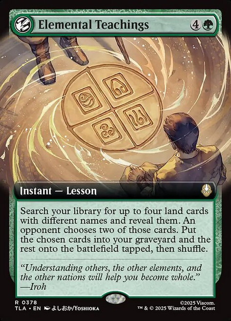 Elemental Teachings (TLA) (Foil) (Extended Art) (#378)