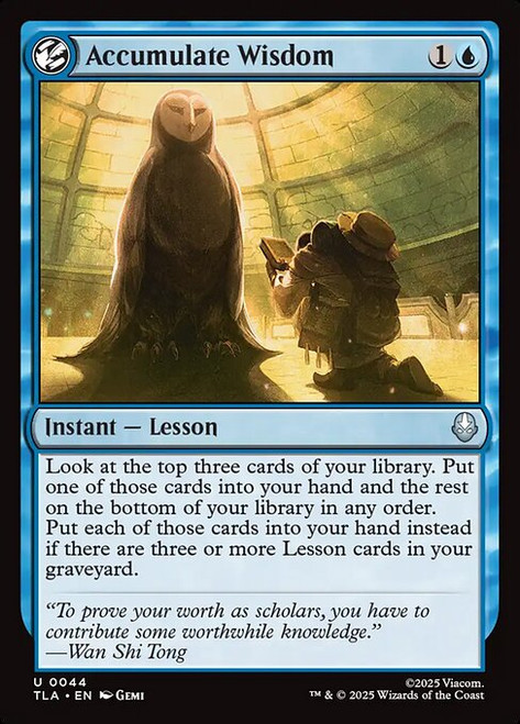 Accumulate Wisdom (TLA) (Foil) (#44)